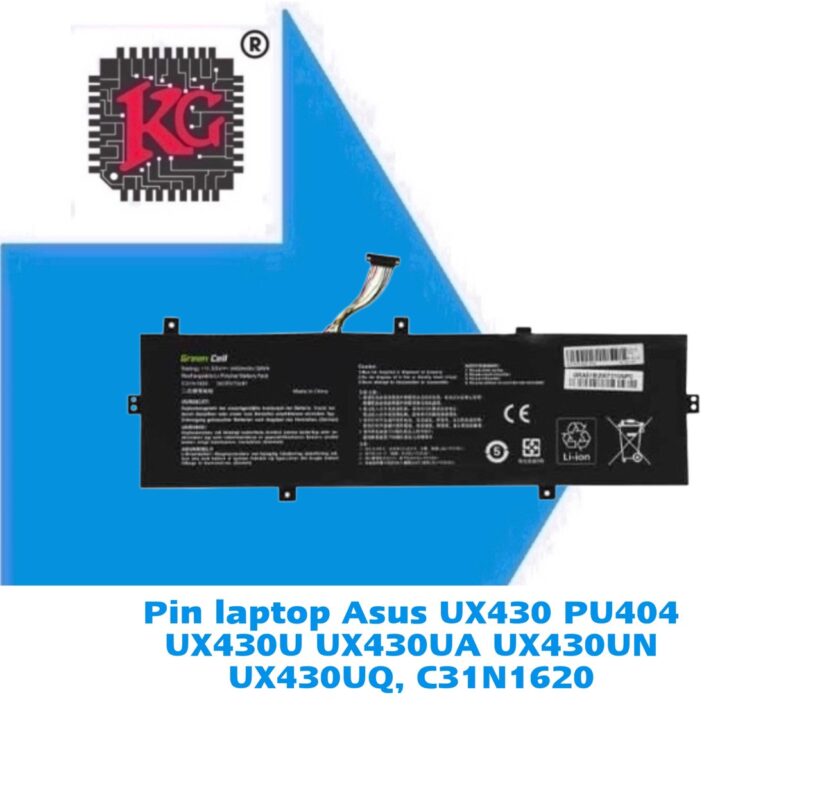Thay Pin Laptop Asus UX430 PU404 UX430U UX430UA UX430UN UX430UQ, C31N1620 5 Thay Pin Laptop Asus UX430 PU404 UX430U UX430UA UX430UN UX430UQ, C31N1620