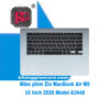 Thay bàn phím macbook Air M5 15 Inch 2026 A3448 1 Thay bàn phím macbook Air M5 15 Inch 2026 A3448